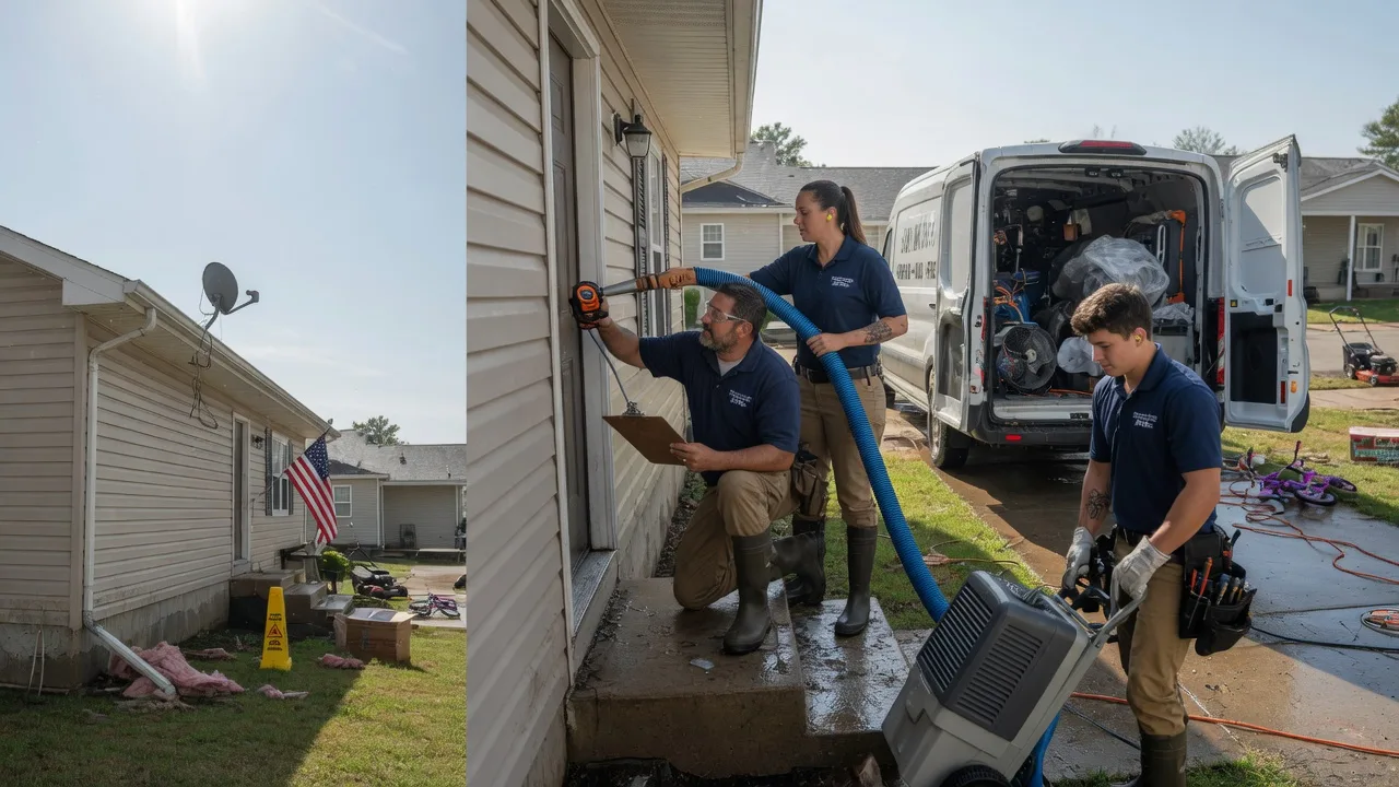 Ceiling Water Damage Restoration in Holman, NM near me